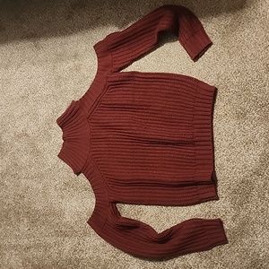 Elan cold shoulder sweater size medium